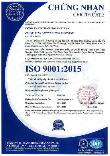 ISO 9001:2015 - Hệ thống quản lý chất lượng