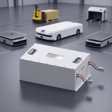 Bình ắc quy pin lithium cho AGV / Robot 48V 30Ah