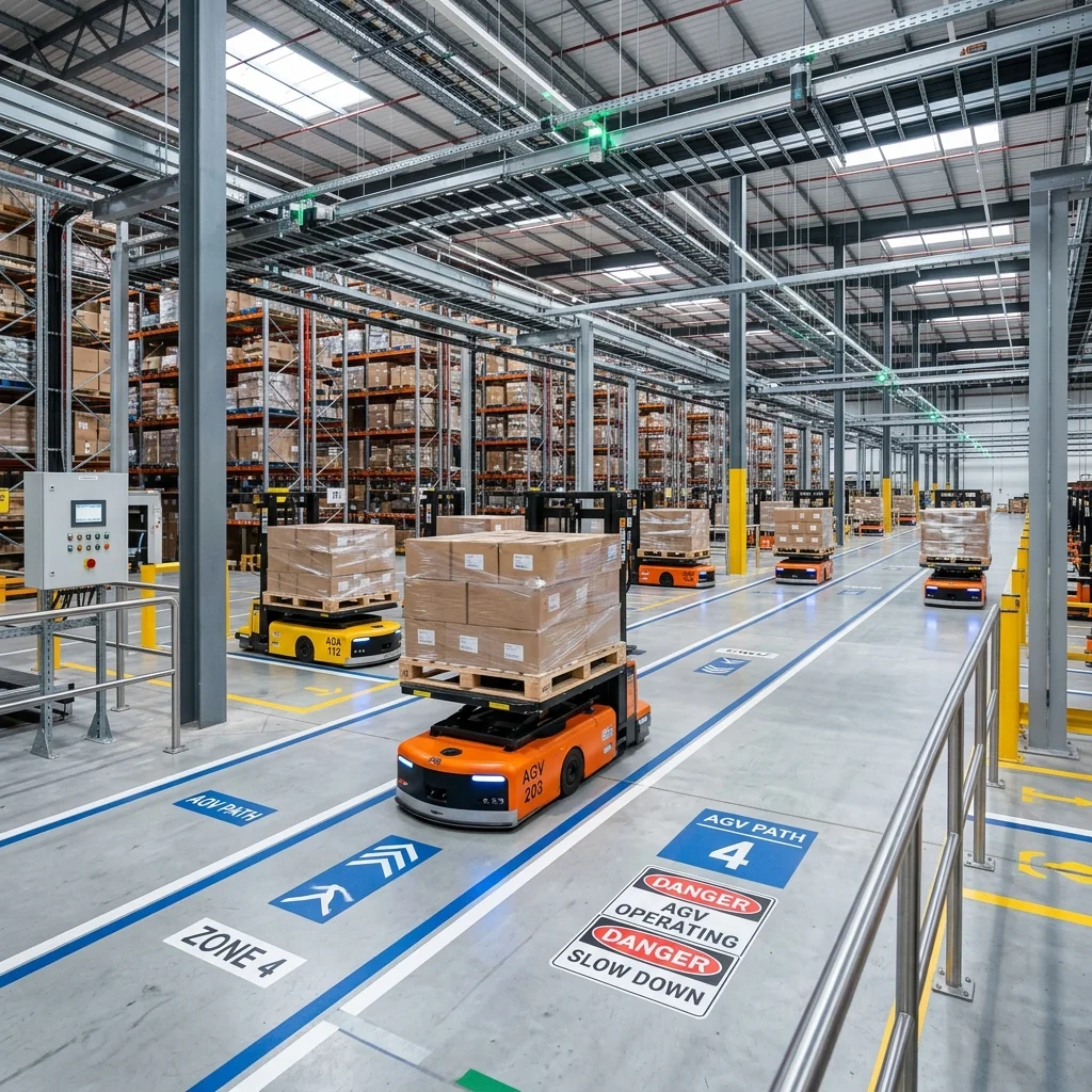 Delivery of lithium battery for AGV in warehouse