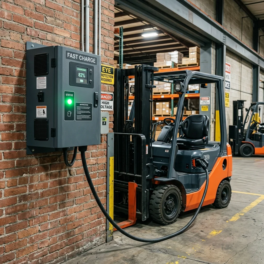 Installation of lithium fast charging station
