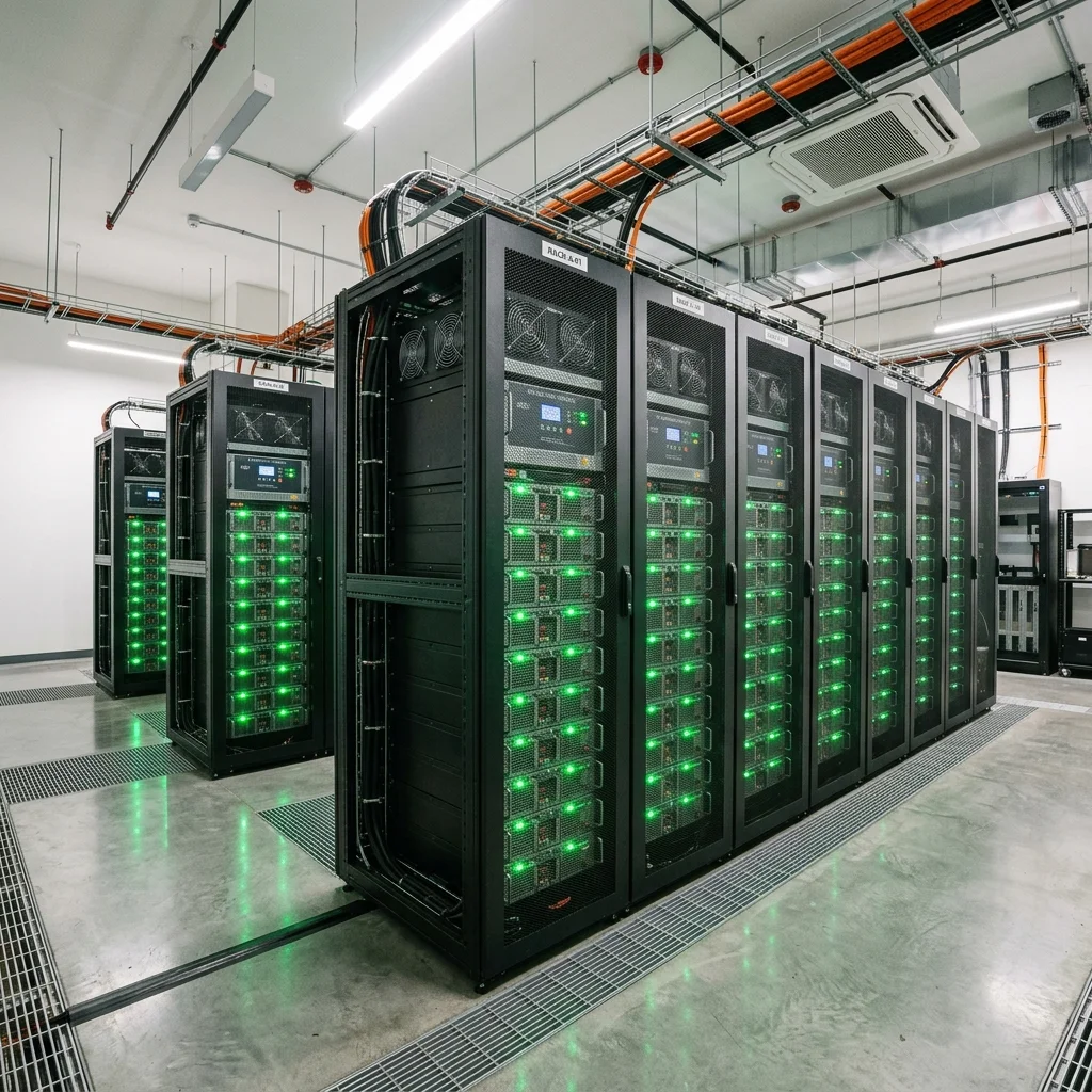 Installation of ESS storage rack cabinet