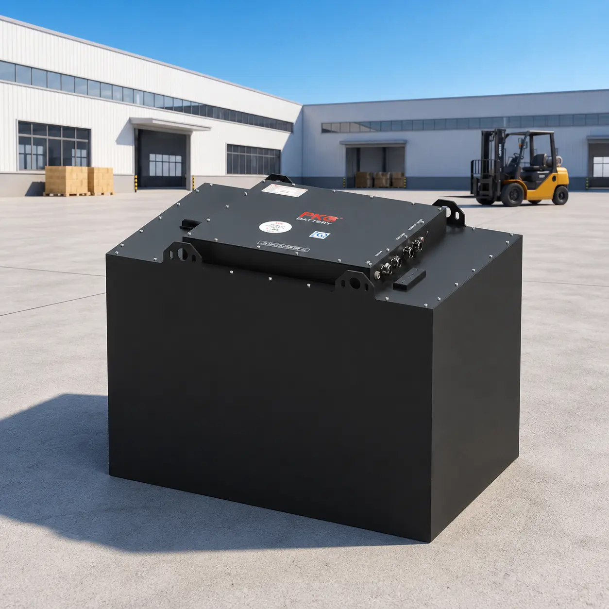 Pin xe nâng pallet Heli 24V 200Ah